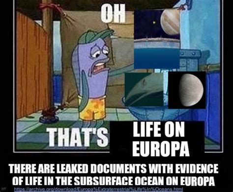 hookmouth|Life On Europa Leaked Documents / Europan Hookmouth Hoax.